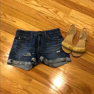 AG Jean shorts @The Hailey” size 25